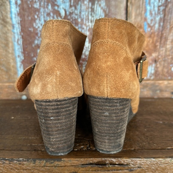 Lucky Brand "Sumarah" Wedge Ankle Booties Size 7.5 - Picture 7 of 9